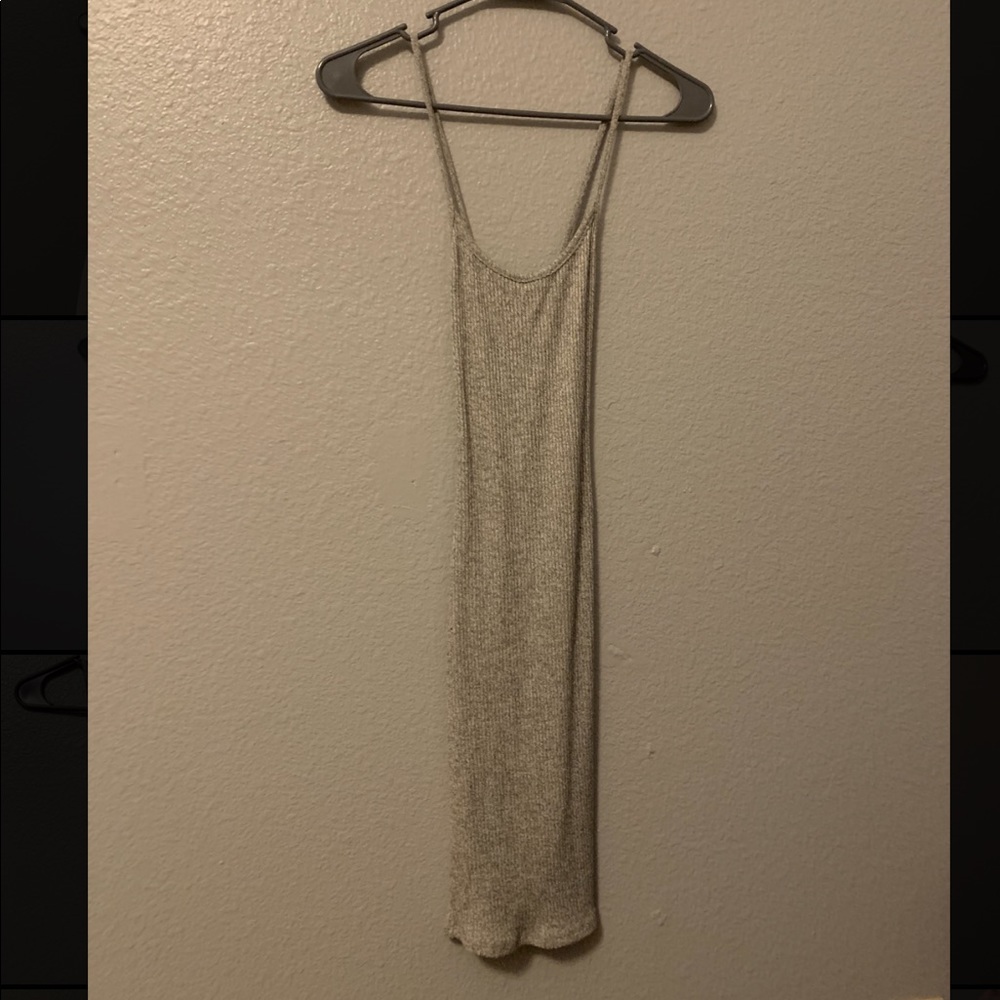 Tight dress with revealing back